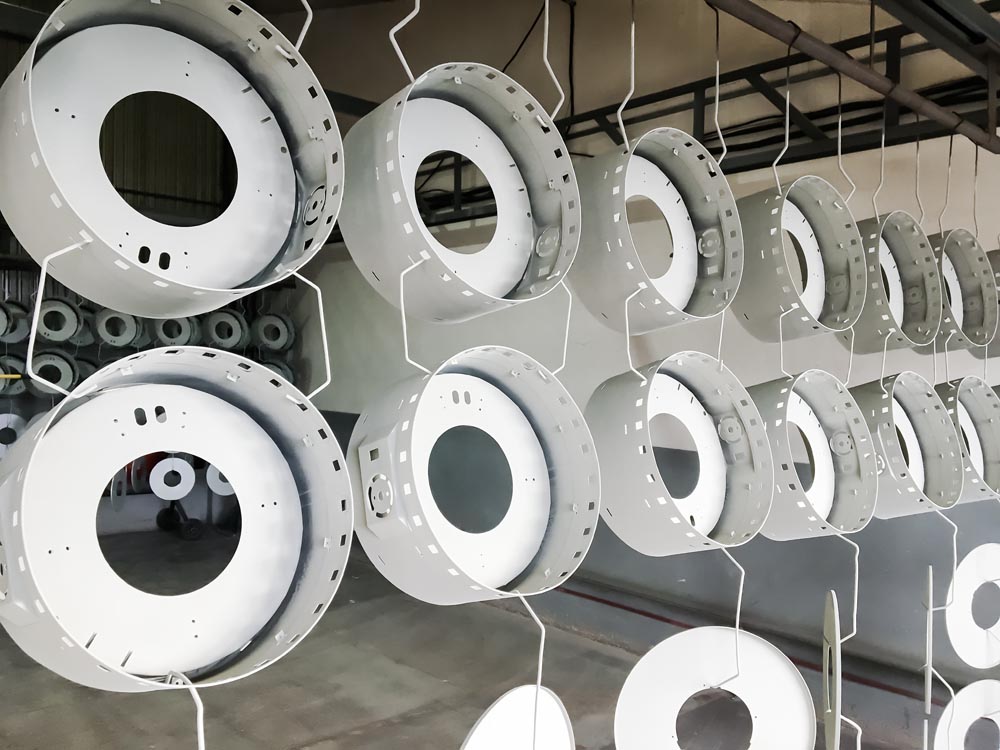 Powder coating line